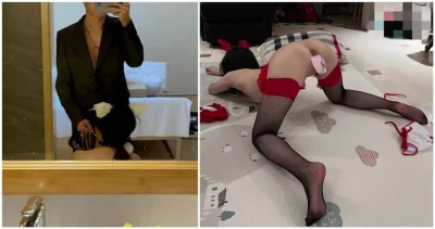 露脸约青春圣诞宝贝